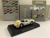 1/64 KYOSHO Porsche 906 Carrera 6ของสะสมของเล่นรถลากโลหะผสมหล่อขึ้นรูปของขวัญ