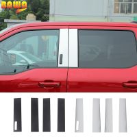 BAWA Car Windows Stainless Steel Middle Pillar Decoration Plate Protection Cover Accessories For Ford F150 2021 2022