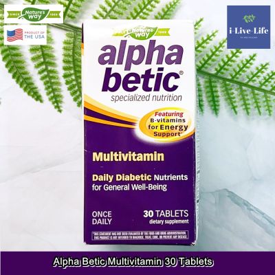 วิตามินรวม Alpha Betic® Multivitamin 30 Tablets - Natures Way