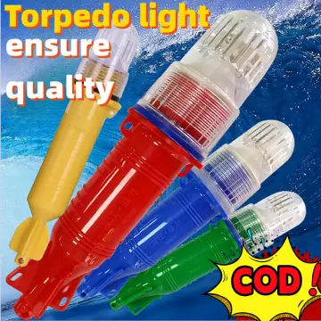 Fishing Float LED Light Torpedo Light Waterproof Night Warning