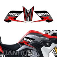 For Montana XR5 XR 5 Tank Pad Protector Sticker Decal For Colove KY500X KY 500X Gas Knee Grip Tank Traction Pad Side Decals  Emblems