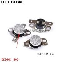 20PCS Thermostat KSD302/KSD301 110C 115C 120C 125C 130C 135C 140C 145C 150C degree 15A250V Normally Close