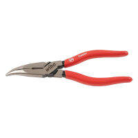 Wiha 32623 Bent Long Nose Pliers With Cutters, 6.3"