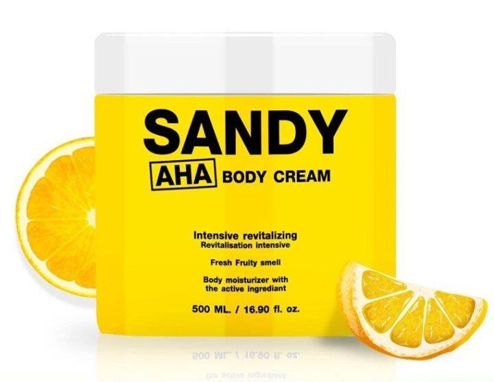 ครีมแซนดี้ SANDY AHA Body Cream 500 กรัม Lazada.co.th