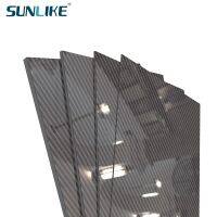 1Pcs 245x395mm 3K High Strength Carbon Fiber Board Panel Thickness 0.25-6mm RC Model Composite Hardness Material Glossy Surface Wires Leads Adapters