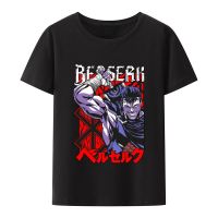 2023 Fashion New Novelty Berserk Guts T-Shirt Men Manga Swordsman Gatsu Sacrifice Zodd Anime Short Sleeve Tees Origina