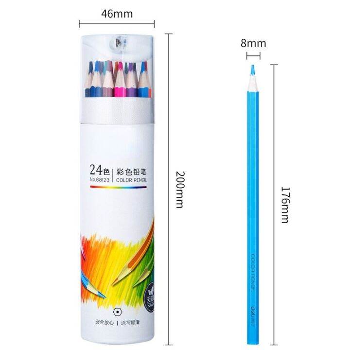 24-36-48-hexagonal-colored-pencils-smooth-texture-and-delicate-water-soluble-student-oily-sketch-diffuse-coloring-pen-set