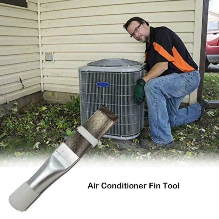 air-conditioner-stainless-steel-fin-comb-a-c-coil-cleaner-metal-fin-hvac-condenser-evaporator-radiator-cleaning-tool-fin-repair-universal-brush