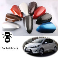 อุปกรณ์เสริมสำหรับรถยนต์โตโยต้ายาริสไฮบริด2012-2019 Hatchback รุ่นกระจกมองหลังปกที่อยู่อาศัยฝากรณี