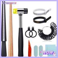 SYBOOKS 11ชิ้นค่ะ US UK Ring Mandrel set เกจวัดขนาดแหวน ขัดเงาเงางาม เครื่องมืออาเกต เครื่องมือวัดขนาด