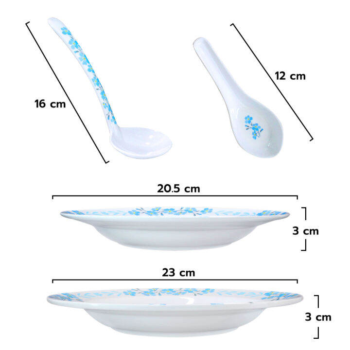 rrs-ชุดจานชาม-เมลามีน-100-42-ชิ้น-มี-2-ลาย-ให้เลือก-มี-มอก-ผลิตโดย-ศรีไทย-ซุปเปอร์แวร์