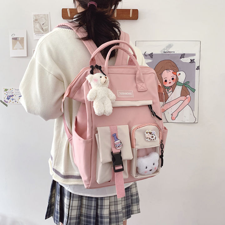 2021-women-waterproof-candy-colors-backpacks-fancy-high-school-bags-preppy-purple-backpack-for-teenage-girl-cute-travel-rucksack