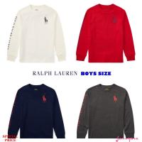 RALPH LAUREN COTTON JERSEY GRAPHIC T-SHIRT (BOYS SIZE 8-20 YEARS)