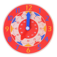 Children Montessori Wooden Clock Toys Hour Minute Second Cognition Colorful Clocks Toys for Kids Early Preschool Teaching Aids