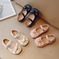 【hot】◎☌◈  Leather Shoes with Bow-knot Shoe Soft Child Flats Kids