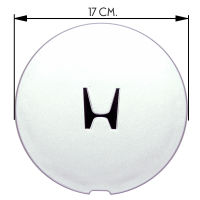 1ชิ้น / 4ชิ้น Honda ฮอนด้า  Accord ตาเพชร 170 mm. ดุมล้อ ฝาครอบดุมล้อ ฝาครอบล้อ center cap โปรดวัดขนาดก่อนสั่งซื้อ