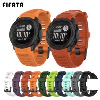 ✌ FIFATA pasek silikonowy dla Garmin instynktt1 2 zegarek Sport Wrist bransoletka z paskiem od zegarków dla Garmin instynkt wymiana Watchband