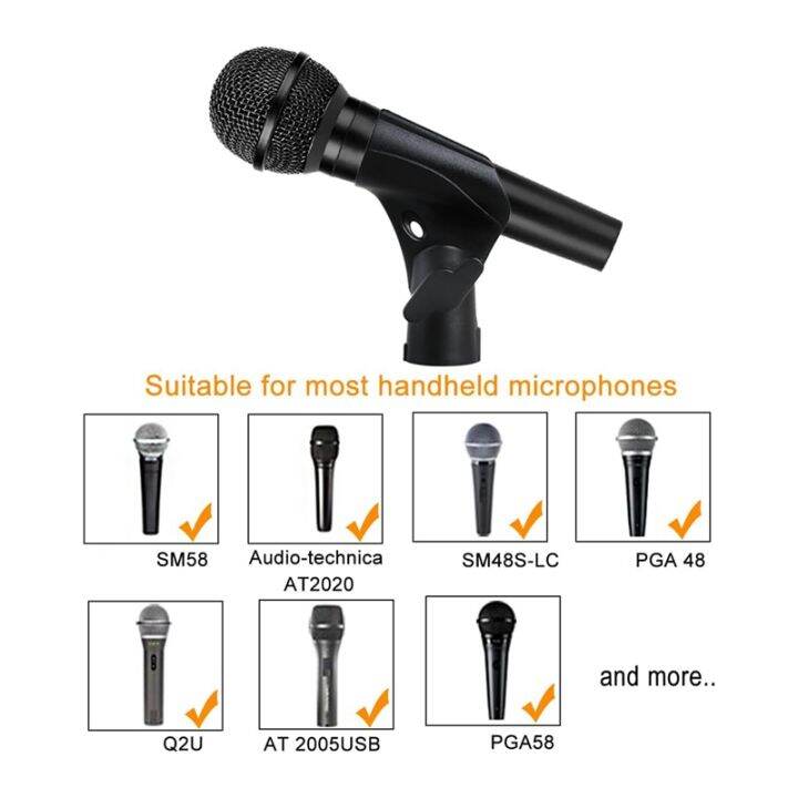 5-pcs-universal-microphone-clip-adjustable-mic-clip-holder-for-mic-stand-with-5-8in-male-to-3-8in-female-screw-adapter