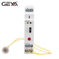 จัดส่งฟรี GEYA GRB8-0102 Din Rail Twilight Switch Photoelectric Timer Light Sensor รีเลย์ AC110V-240V เปิดปิดอัตโนมัติ