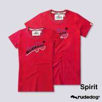 Rudedog เสื้อยืดชาย/หญิง สีแดง รุ่น Spirit (ราคาต่อตัว)