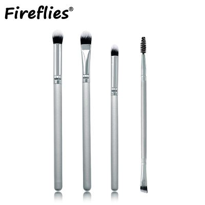 Fireflies 4Pcs Cosmetic Makeup Brushes Set Eye Shadow Blending Eyeliner Eyelash Eyebrow Brushes for Make up Professional brush Makeup Brushes Sets