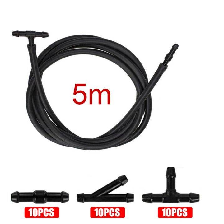 5M Windshield Wiper Tube T/Y/I Type Splitter Windshield Washer Hose