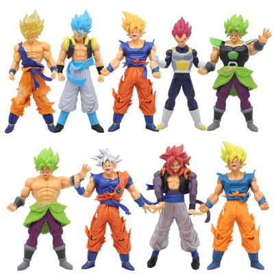 Son Goku Super Saiyan Figure Anime Dragon Ball Goku DBZ Action Figure Model Gifts Collectible Figurines for Kids 18cm