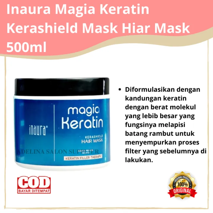 Inaura Magia Keratin Kerashield Hair Mask 500ml | Lazada Indonesia