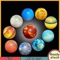 63mm Eight Planets Star Ball Toy Colorful Bouncy Sponge Ball Stress Balls Educational Toy for Kids