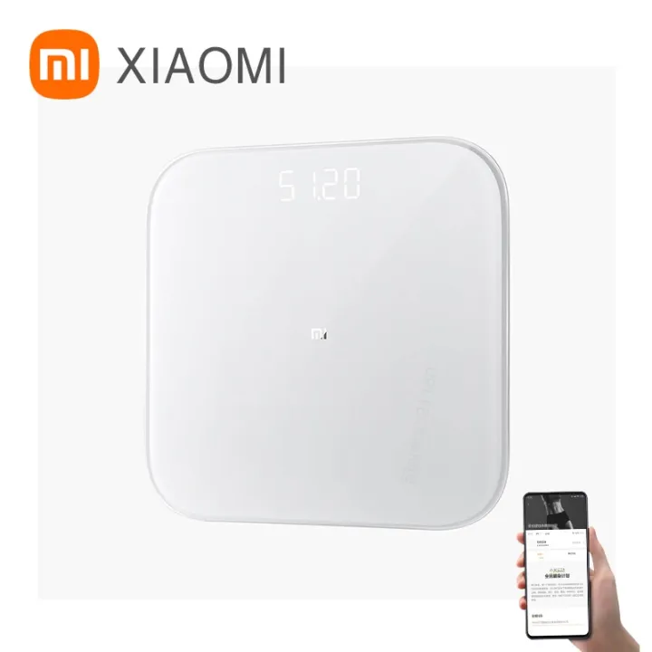 【Sale】XIAOMI Smart Weight Scale 2 LED Display IOS Android Body Weighing Scale with Monitoring