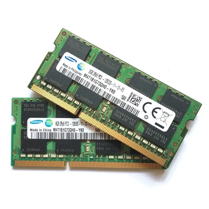 8GB RAM DDR3 1600MHz 1.5V Laptop Memory for Samsung PC3-12800S 