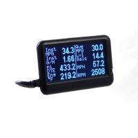 Mileage Calculator EM Plus V1.4 &amp; Ultragauge Automotive OBD2 OBD Scanner Code Reader Gauges