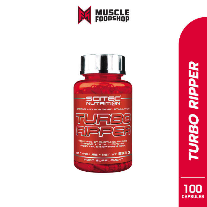 Scitec Nutrition Turbo Ripper 100 capsules (100แคปซูล) *มีส่วนผสมของ ...