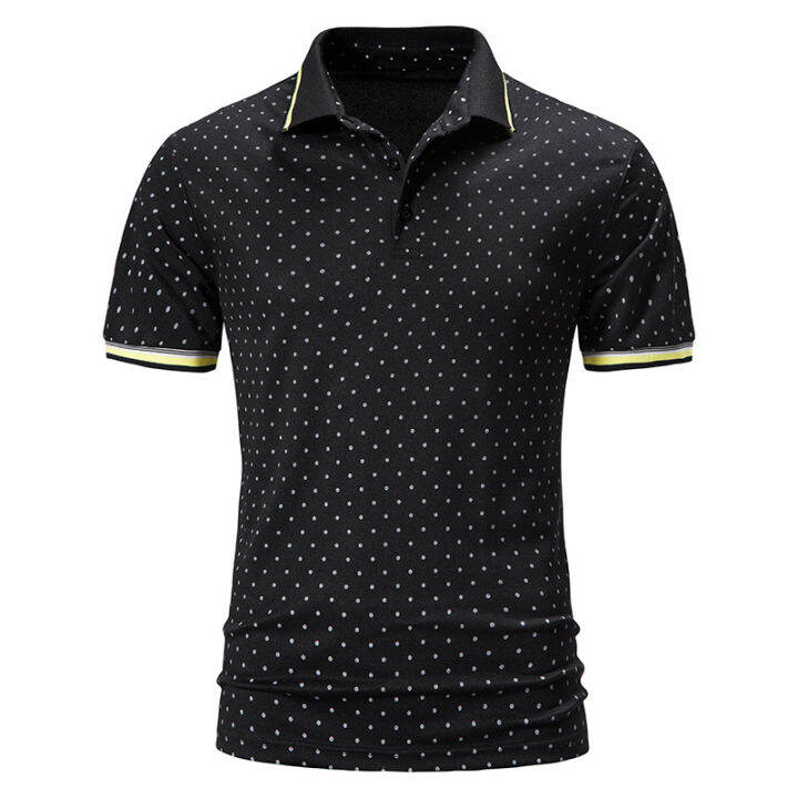 fashion-polka-dot-print-t-shirt-men-2022-nd-slim-fit-short-sleeve-polo-shirts-men-harajuku-streetwear-casual-tops-polos-shirt