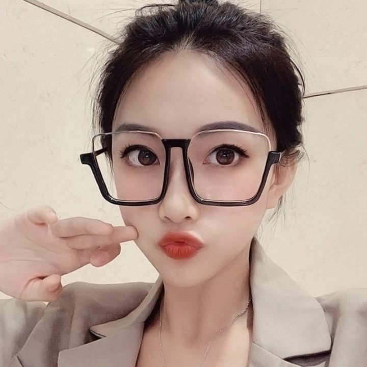 jiuerba-cod-แว่นกันแดดขนาดใหญ่สไตล์แฟชั่นเกาหลีสำหรับผู้หญิง