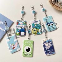 【hot sale】 ✴✶ B11 Stretchable ID Card Holder Monsters University Cute Keychain Student Bus Card Cover Cartoon Children Business Bank Card Dumbo the Flying Elephant