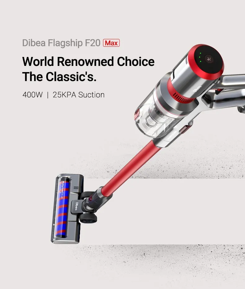 Dibea F20 Max Cordless Vacuum | Presto - Household Cleaners