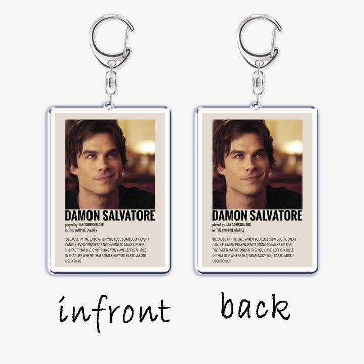 the-vampire-diaries-tv-keychain-for-accessories-bag-rectangle-pendant-key-chain-ring-damon-elena-stefan-keychains-jewelry-gift-key-chains