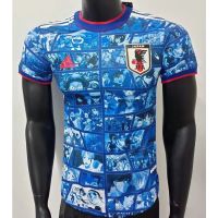 2022 2023 ล่าสุด เสื้อกีฬาแขนสั้นลําลอง ลายทีมชาติฟุตบอล Player 22-23 Japan ที่ระลึก S-XXL AAA