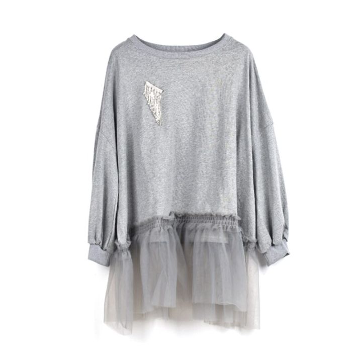 xitao-sweatshirt-casual-diamonds-brooch-decoration-women-top