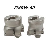 EMRW 6R50-22-4T 6R80-27-6T มุมขวาเครื่องตัดมิลลิ่งใบหน้าแคลมป์การตัดตัดปลายมิลลิ่ง 6R63-22-4T ผู้ถือเครื่องมือ