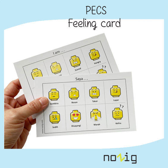 PECS card Help Children Adult Communicate Autism Set Of 2 | Lazada