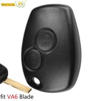 VA6 Blade Car Key Replacement Remote Key Fob Cover Shell For Renault Trafic Clio Kangoo Master Modus Twingo for Dacia Duster