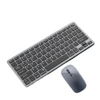 Bluetooth Keyboard Wireless Keyboard and Mouse Combo Mini Multimedia Keyboard Mouse Set For Laptop PC TV iPad Macbook Android