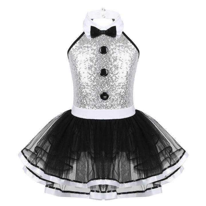 kids-girls-ballet-tutu-dress-sleeveless-shiny-sequins-decorative-buttons-dance-gymnastics-leotard-mesh-modern-jazz-dance-costume