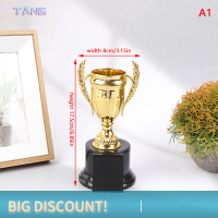 ?【Lowest price】TANG ถ้วยรางวัลพลาสติกขนาดเล็ก1ชิ้นสำหรับเด็กที่ได้รับรางวัลถ้วยรางวัลสีทองรางวัลสำหรับเด็กงานเทศกาลการแข่งขันรางวัลสำหรับปาร์ตี้