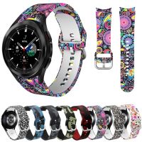 Samsung Galaxy Watch 6/5/4 สายซิลิโคน, สายยางพิมพ์, นาฬิกา 6 43 มม. 47 มม. สีสันสดใส Graffiti Strap