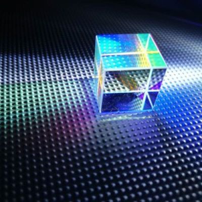 18x18x18mm Crystal Optical Prism Cube Optical Prisma Photography Color Combination Prism Clear Glass Rainbow