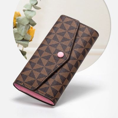 ZZOOI Womens Wallet Long Doudou Wallet Fashion Printed Wallet 2022 Large Capacity Soft Leather Mobile Phone Bag in Europe and America