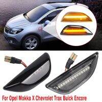 Sinal de giro LED intermitente sequencial luz de marcador lateral pisca-pisca dinâmico para Opel Mokka X Chevrolet Trax Buick Encore 2013-2020